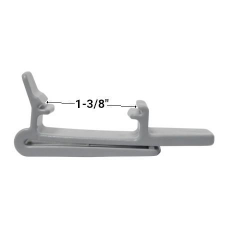 1in Valance Clip For Single Slat or Hidden Valance (Clear) 