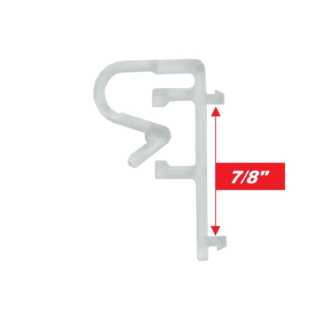 Levolor Riviera Mini Blind Plastic Valance Clip 2 (PShape)