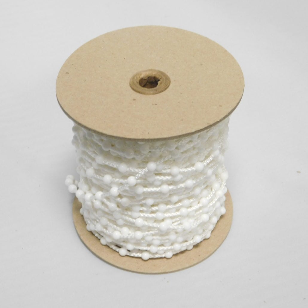 10 Plastic Beaded Chain with 12mm Pitch