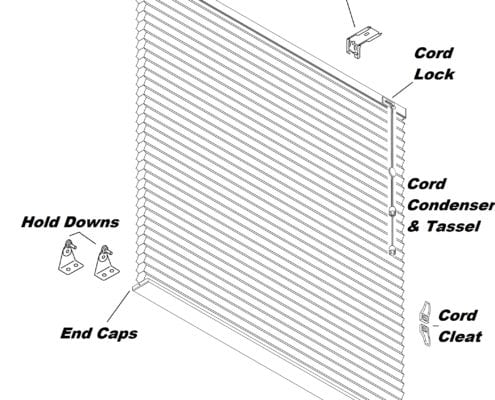 Cellular & Pleated Shade Repair Parts | BlindParts.com